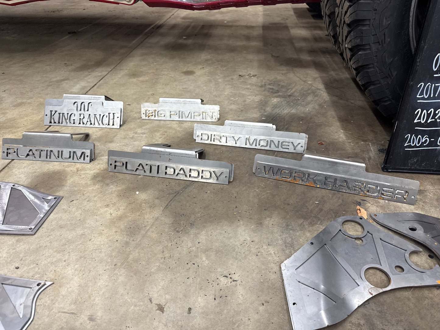 Custom coil plates.
