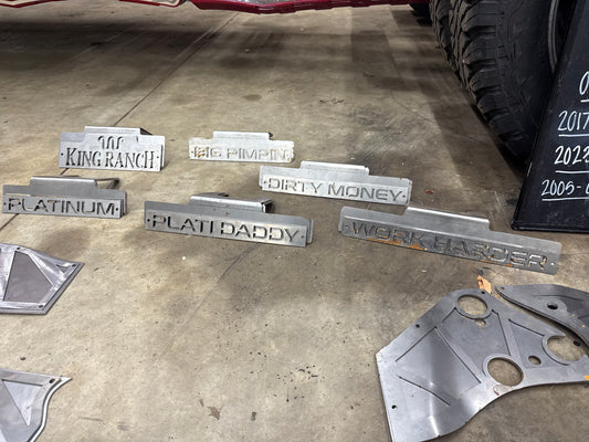 Custom coil plates.